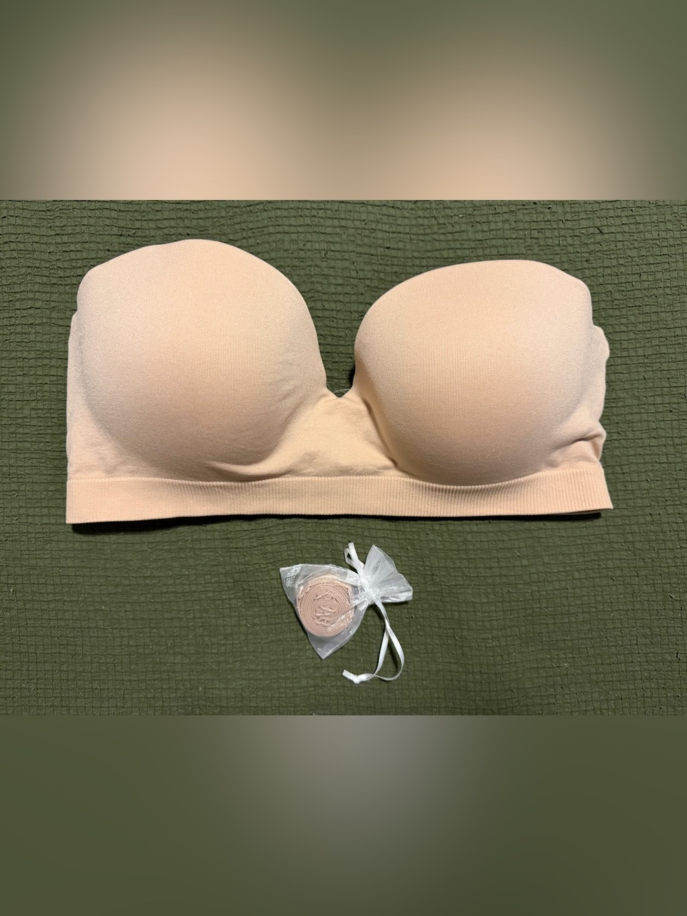 H&M Nude Strapless Seamless Bandeau Bra